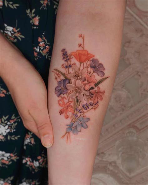 Discover More Than 82 Birth Flower Tattoo Ideas Super Hot In Coedo Vn