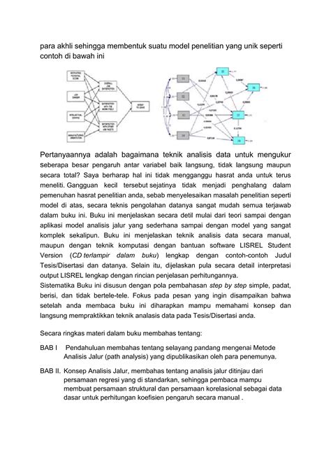 Buku Aplikasi Lisrel Untuk Penelitian Analisis Jalur Pdf