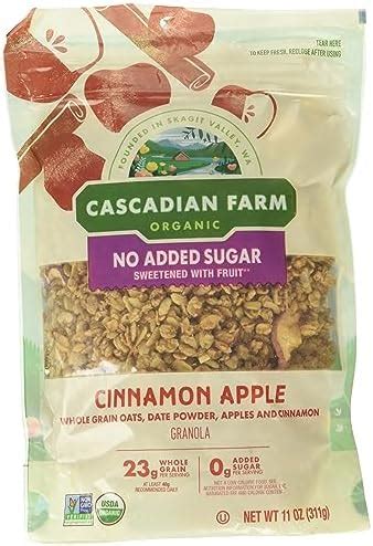 Amazon Cascadian Farm Organic Cinnamon Apple Granola Cereal No