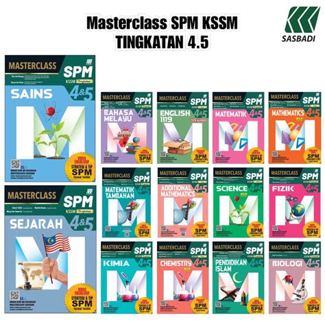 Mbo Buku Rujukan Masterclass Kssm Spm Tingkatan Shopee