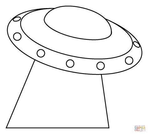 Dibujo De Emoji De Platillo Volador Para Colorear Dibujos Para