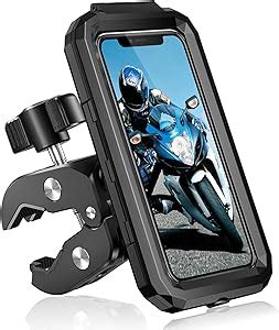 BTNEEU Motorbike Phone Holder Waterproof Motorcycle Phone Mount 360