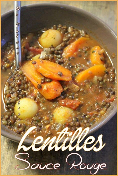 Lentilles En Sauce Rouge Recettes Faciles Recettes Rapides De Djouza