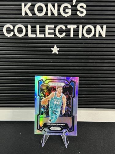 Gordon Hayward 2023 24 Panini Prizm Silver Prizm Charlotte Hornets NBA