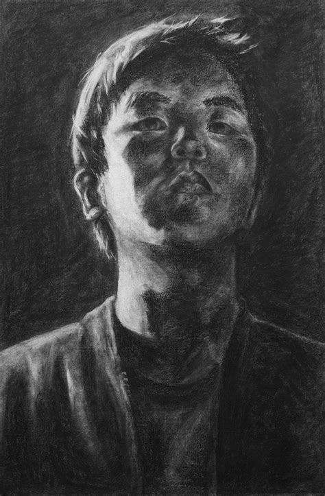 Risd Pre College Drawing Chiaroscuro Self Portrait Assignment