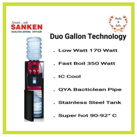 Jual Sanken Dispenser Hwd Z Ic Water Dispenser Air Duo Galon Atas