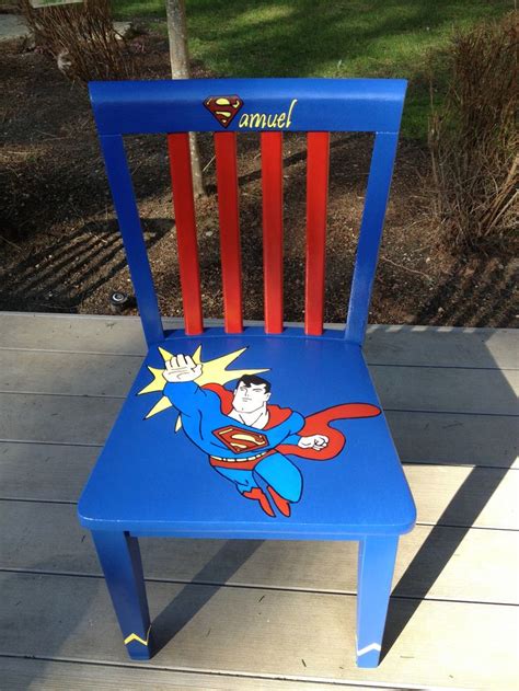 Custom Ordered Chair Superman So Fun To Create Superman Bedroom