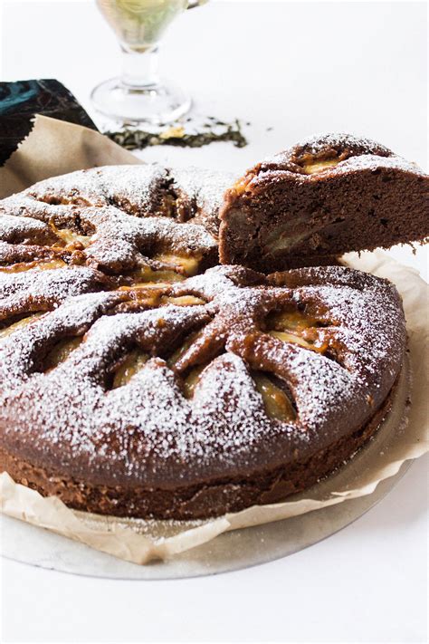 Saftiger Schokoladen Birnen Kuchen Rezept IHeartAlice