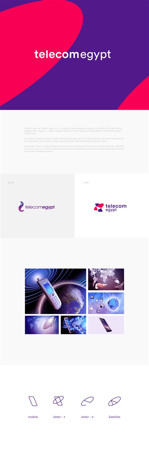 Telecom Egypt Rebranding :: Behance