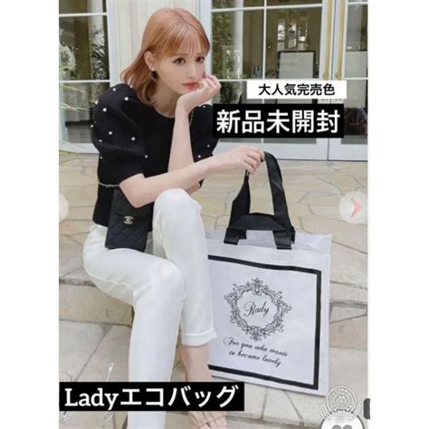 Rady Ladyホテルシリーズ♡ビニールエコバッグ♡⃛mサイズ♡⃛白の通販 By 引越しsale中 今だけお得🉐｜レディーならラクマ