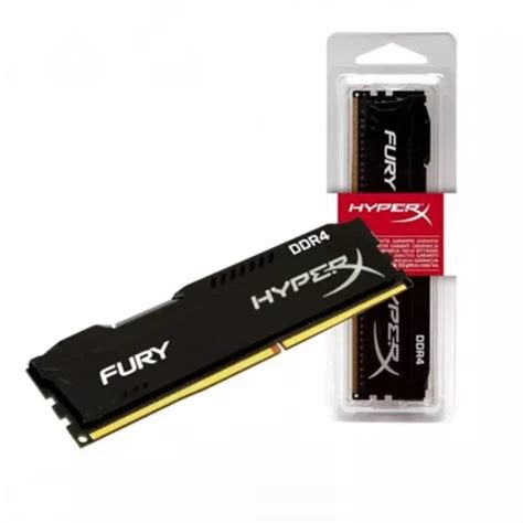 Memoria Ram Fury Ddr Gamer Color Negro Gb Hyperx Hx C Fb En