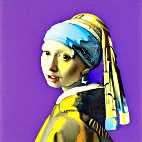 Cat With A Pearl Earring By Johannes Vermeer Stable Diffusion Openart