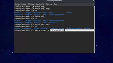 Commandes De Base Linux Ep Cr Er Et Supprimer Un R Pertoire Vide