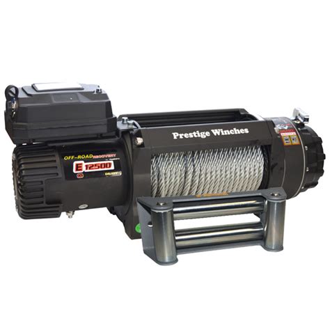 Prestige E12500 24v Wire Rope Winch Exclusive Range Prestige Winches