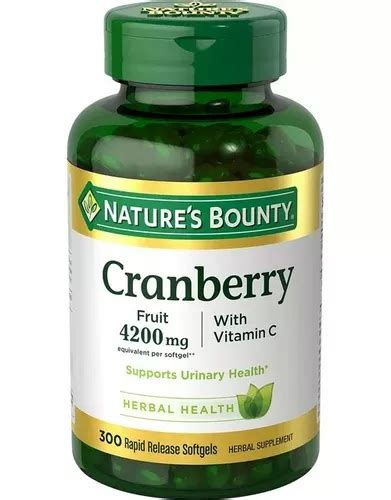 Suplemento En C Psulas Nature S Bounty Vitamina Cranberry Vitaminas