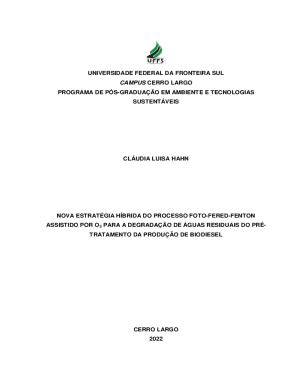 Preenchível Disponível Programa de Ps Graduao em Ambiente e Tecnologias