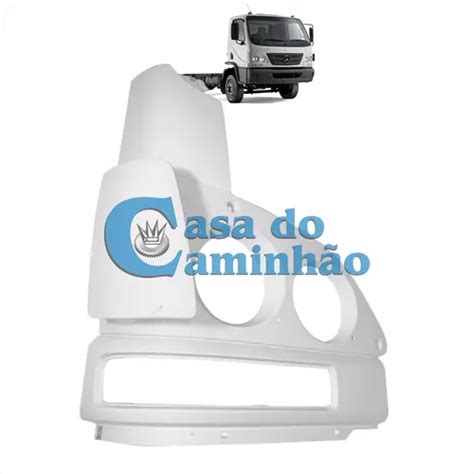 Moldura Farol Direito Defletor Mbb Accelo 915 1016 Frete grátis