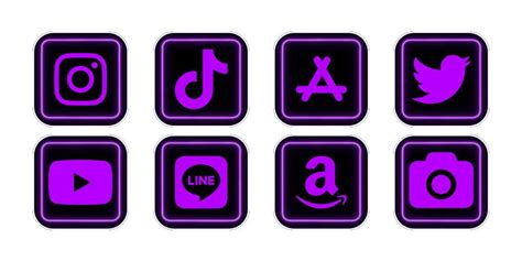 64+ Neon App Icon pack - Download all icon packs | WidgetClub