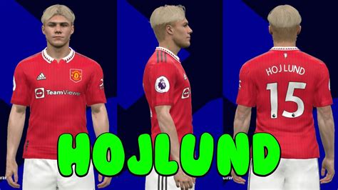 Nueva Face De Rasmus H Jlund Pes Youtube