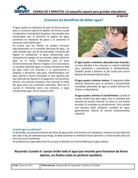 Info Sso Conoces Los Beneficios De Beber Agua