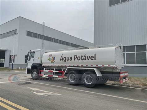 Howo 20000 Liters Water Tank Truck To Mozambique Chengli Special