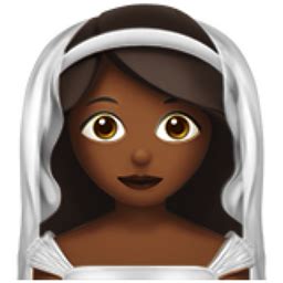 Bride with Veil: Medium-Dark Skin Tone Emoji (U+1F470, U+1F3FE)