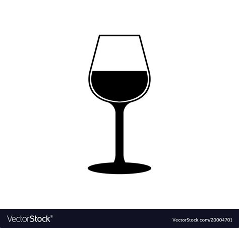 Wine glass icon Royalty Free Vector Image - VectorStock