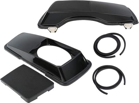 XMT MOTO Hard Saddlebag Lids W 6 X 9 Inch Speaker Grilles For 1993 2013