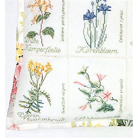 Kit Point De Croix Thea Gouverneur 2074 Fleurs Sauvages 41x41cm