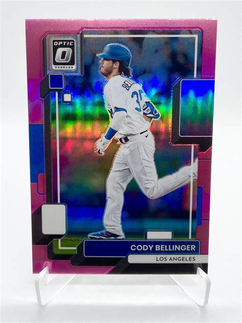 Cody Bellinger Panini Donruss Optic Pink Prizm Parallel La