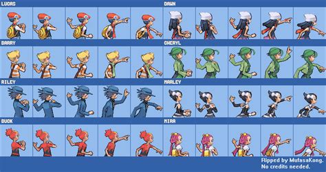 Pokemon Back Sprites