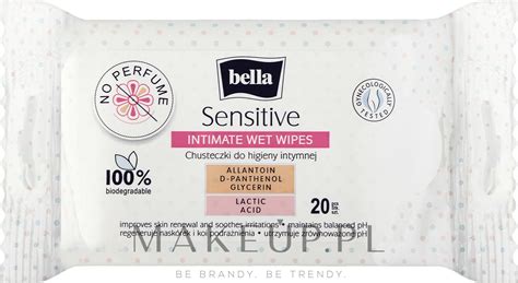 Bella Sensitive Intimate Wet Wipes Chusteczki Do Higieny Intymnej 20