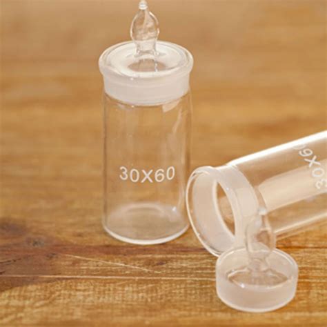 2pcs 30x60mm Glass Weighing Bottle In Low Form Glass Weighing Specific