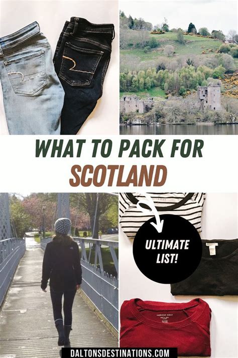 What To Pack For Scotland The Perfect Packing List For A Trip To Scotland Artofit