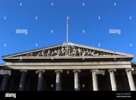 London's British Museum and its sculptures Stock Photo - Alamy