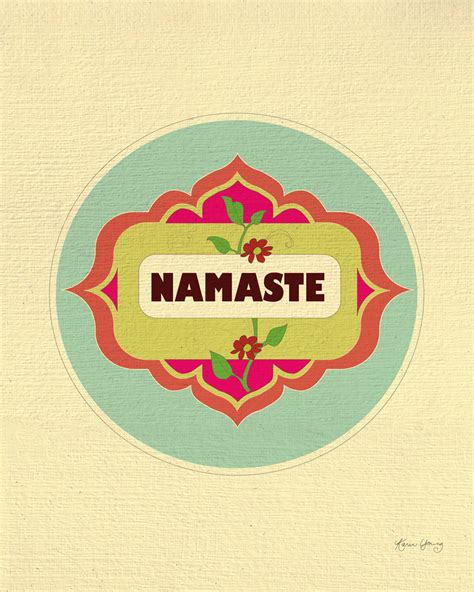 Namaste wall art, print, poster, canvas – Loose Petals