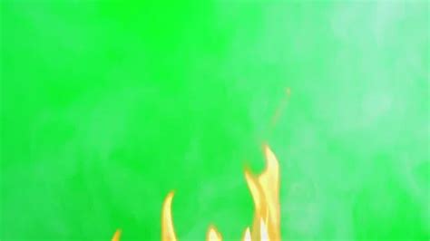 Fire Flame Slow Motion On Green Screen B Stock Video Pond