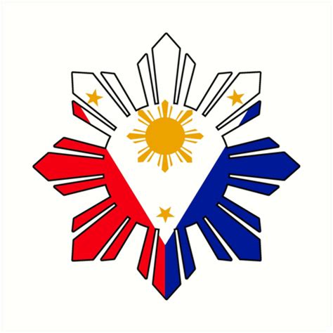 "Philippine Sun Flag" Art Prints by kayve | Redbubble