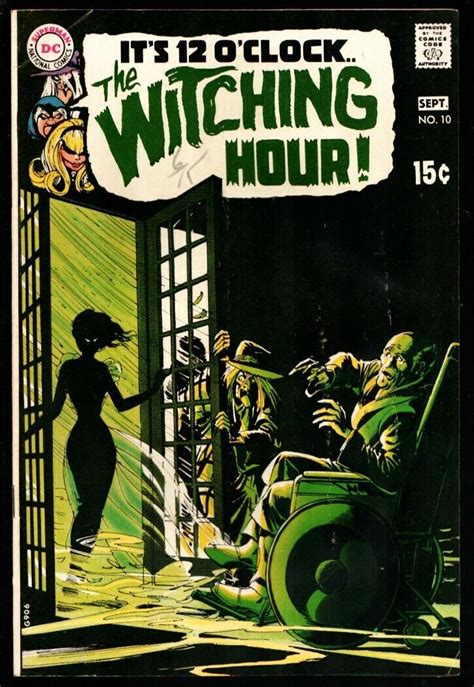 Witching Hour 10 1970 DC Alex Toth Art Black Cover FN Comic Books