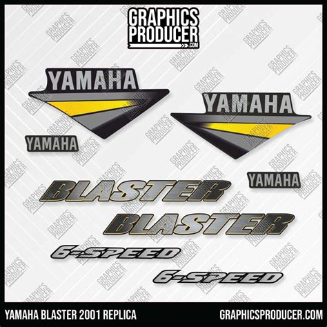 Yamaha Blaster 2005 Decals Replica Stickers Graphics Producer