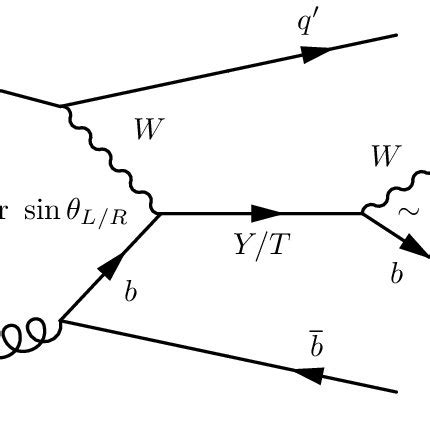 Leading Order Feynman Diagram For Single Y T Production In W B Fusion