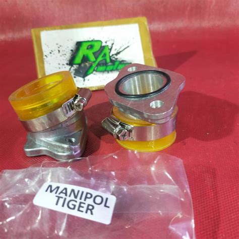 Jual Manipol Intake Manipol Tiger Teflon Karbu Tiger Miring Pnp Cb Gl