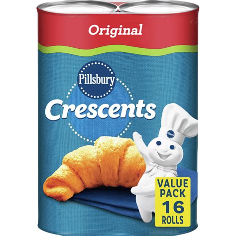 Pillsbury Crescent Rolls Original 16 Ct 16 Oz 2 Pack Walmart