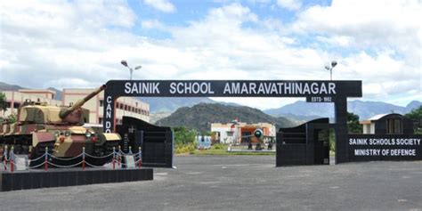 Sainik School Amaravathinagar Admission 2020 - Apply Here