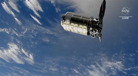 Cygnus Cargo Ship Arrives At Space Station With Only One Working Solar