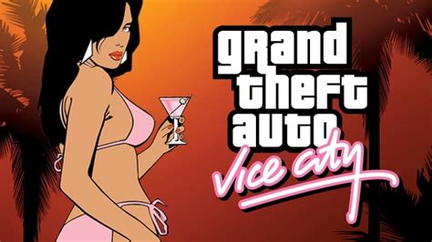 Bikini Girl With Vice City Logo