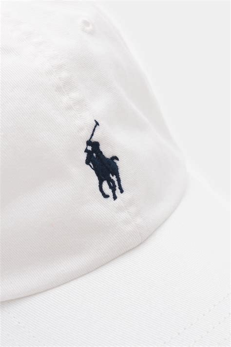 POLO RALPH LAUREN Baseball Cap White BRAUN Hamburg