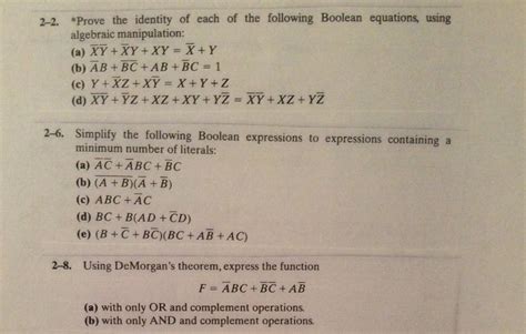 Solved 2 2 Prove The Identity Of Each Of The Following Chegg