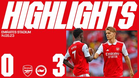 Highlights & full 90 | Arsenal 0-3 Brighton | Video | News | Arsenal.com