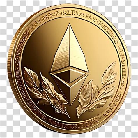 Moedas D De Criptomoeda De Ouro Definem O Bitcoin Ethereum Em Um Fundo